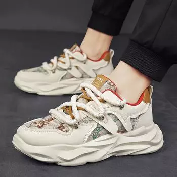 Мужская обувь Повседневная обувь Кроссовки Летние Скейтборд Уличные Платформа Бег Спорт Дизайнерские Роскошные Деловые Модные Кожаные Теннисные 39