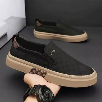 Мужская обувь Повседневная обувь Lazy Shoes Мужские легкие нескользящие удобные кроссовки для мужчин 39 белый