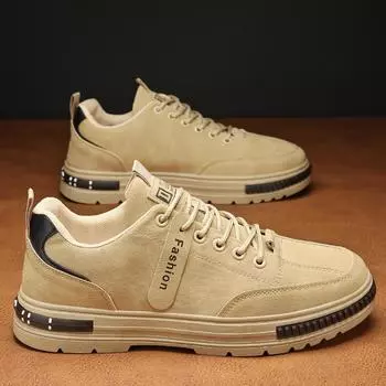 Мужская обувь, повседневная обувь martin, дышащие рабочие модные кроссовки, низкие кожаные туфли на плоской подошве для мужчин, деловые модельные прогулочные офисные туфли 39