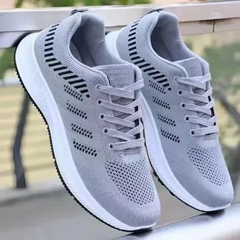 Мужская обувь, повседневная обувь, модная спортивная обувь, дышащие кроссовки для бега, теннисные туфли для тренировок и ходьбы на открытом воздухе 44