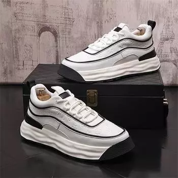 Мужская обувь, повседневная, высококачественная, мягкая, мужская, кроссовки, дышащая, на шнуровке, мужская, для вождения, кроссовки больших размеров Zapatos Hombre 38 чёрный