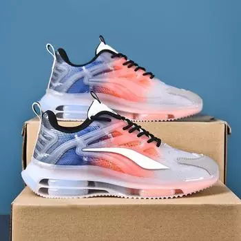 Мужская обувь Putian 2024 года, новая весенняя мужская повседневная обувь для бега с воздушной подушкой, амортизация и увеличение высоты, спортивная летняя обувь для папы 36