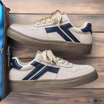 Мужская обувь Putian весна и осень 2024 года, новый тренд, универсальные мужские спортивные туфли для отдыха, плоские туфли Forrest Gump 2024 года, новые 39