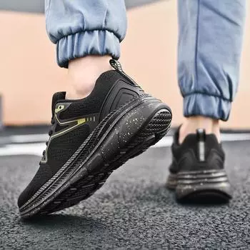 Мужская обувь Quanzhou 2024 года, летняя новая легкая повседневная спортивная обувь с плетеным ворсом, обувь для трансляций в прямом эфире для подростков и пар 36