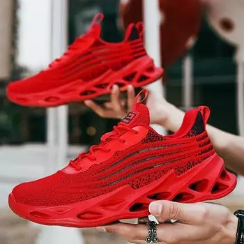 Мужская обувь, размеры 35–46, спортивные кроссовки для бега для мальчиков и девочек, легкие теннисные кроссовки для детей 39 красный