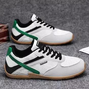 Мужская обувь с дышащей сеткой, универсальная повседневная обувь для сноубординга, легкая спортивная обувь для бега, белая обувь с мягкой подошвой 44