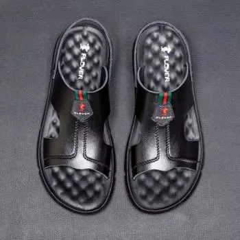 Мужская обувь с открытым носком для помещений на платформе, тапочки, мужские сандалии V для ежедневного использования, скидка по акции, роскошные туфли для отдыха на открытом воздухе 2024 для взрослых 38