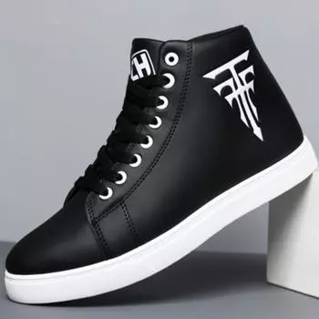 Мужская обувь с высоким берцем, весна и осень, мужская обувь больших размеров, модная повседневная обувь с высоким берцем, размер 48, спортивная обувь для отдыха 39