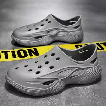 Мужская обувь. Сандалии. Мягкие и удобные, нескользящий каблук, толстая подошва, износостойкие, вентилируемые, новинка для дома и улицы. 38