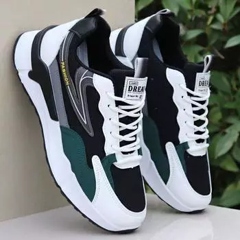 Мужская обувь сетчатая дышащая удобная мягкая подошва повседневная обувь для мужчин новая мода смешанные цвета плоские кроссовки для мужчин 39