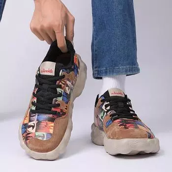 Мужская обувь Широкие ноги Толстые туфли с большим носком Широкий носок Повседневная обувь для мужчин Кроссовки Мужская повседневная обувь Мужская обувь теннис Роскошная обувь 36