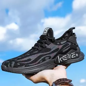 Мужская обувь, спортивная обувь 2025 года, новые кроссовки, модная универсальная мужская повседневная обувь с мягкой подошвой, дышащая 39