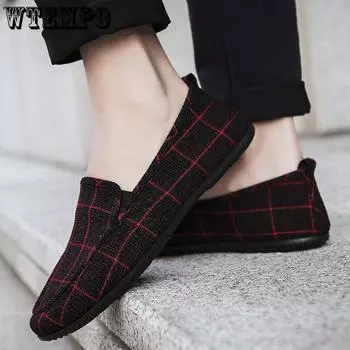 Мужская обувь, старая пекинская парусиновая обувь, мужская повседневная обувь, дышащая и удобная тканевая обувь 38