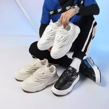 Мужская обувь TUINANLE, дышащие кроссовки на платформе с 3D декором в виде зверя, спортивная обувь на толстой подошве