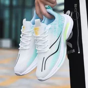 Мужская обувь Весенние дышащие легкие сетчатые туфли Мужская модная повседневная модная обувь Кроссовки для бега 39