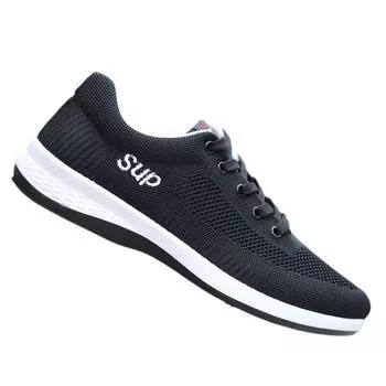 Мужская обувь Весенние новые модные туфли Дышащая сетчатая обувь с дезодорантом Универсальная повседневная обувь Мужская спортивная обувь 39 синий