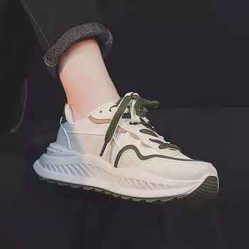 Мужская обувь Весенний стиль Кроссовки Повседневная универсальная модная обувь Продвинутый дизайн Обувь для папы Мужская обувь для сноуборда 39 чёрный