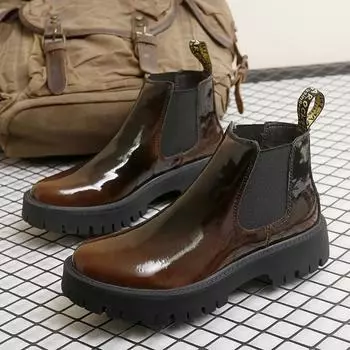 Мужская обувь Весна и осень Мужская повседневная деловая обувь Кожаная обувь Мужская кожаная поверхность Мягкая подошва Низкий верх повседневная обувь среднего возраста 38