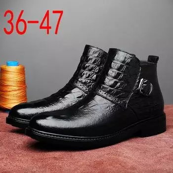 Мужская обувь Весна и осень Мужская повседневная деловая обувь Кожаная обувь Мужская кожаная поверхность Мягкая подошва Низкий верх повседневная обувь среднего возраста 36