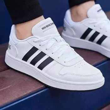 Мужская обувь Весна Новые легкие кроссовки Повседневная обувь для сноуборда Мужская белая обувь Студенческая универсальная корейская модная обувь 39