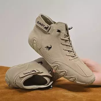 Мужская обувь. Высокие хлопковые туфли. Мужская повседневная обувь. Зимняя обувь. Ботинки. Мужская обувь. 38 чёрный