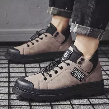 Мужская обувь в британском стиле, уличная мода, повседневная обувь для ходьбы, мокасины, удобная обувь для путешествий 39 чёрный