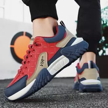 Мужская обувь в стиле ретро, облегающая ногу, осенне-зимняя, кожаная, трендовая, повседневная обувь с одной педалью, спортивная обувь с толстой подошвой, увеличивающая рост, студенческая обувь 39