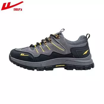 Мужская обувь Warrior Pull Back для походов, повседневная, дышащая, легкая, универсальная, спортивная обувь на платформе 39 серый