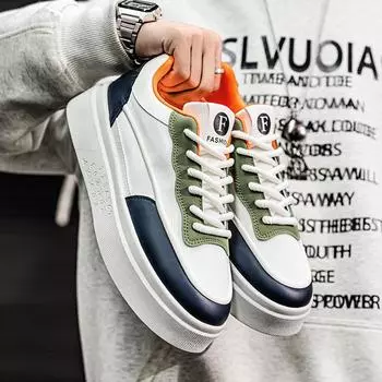 Мужская обувь весенне-летняя обувь мужская сетчатая дышащая обувь для мальчиков универсальная повседневная спортивная кожаная обувь маленькие белые туфли нишевая 39