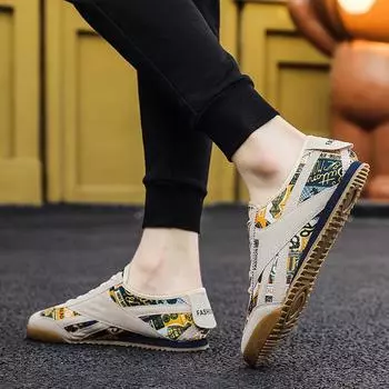 Мужская обувь весенне-осеннего сезона, новые повседневные универсальные туфли Форреста Гампа для путешествий и вождения, летняя поп-музыка 39