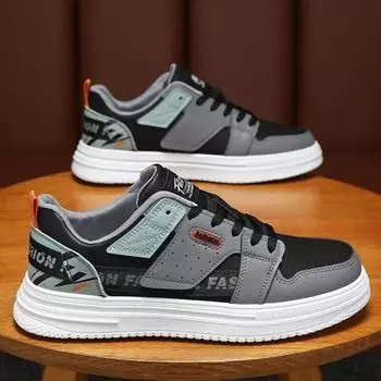 Мужская обувь, весенние дышащие белые модные кроссовки, повседневная молодежная студенческая обувь для скейтбординга, удобные спортивные кроссовки для скейтбординга 39