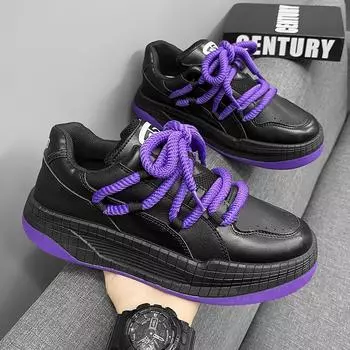 Мужская обувь, весенние новинки, повседневная обувь, модная обувь на толстой подошве, модная спортивная обувь, корейская версия студенческих кроссовок 39