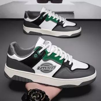 Мужская обувь весна 2025 года, новые модные мужские универсальные высококачественные легкие туфли на мягкой подошве для спорта и отдыха, маленькие белые туфли на плоской подошве 39