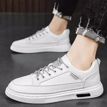 Мужская обувь весна 2025 новые дышащие водонепроницаемые и нескользящие мужские туфли для серфинга белые мужские повседневные студенческие спортивные модные туфли 39