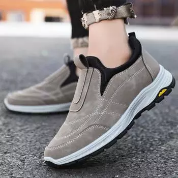Мужская обувь весна 2025 новые универсальные одинарные туфли походные туфли мягкая подошва корейская версия мужская повседневная обувь для ходьбы 39