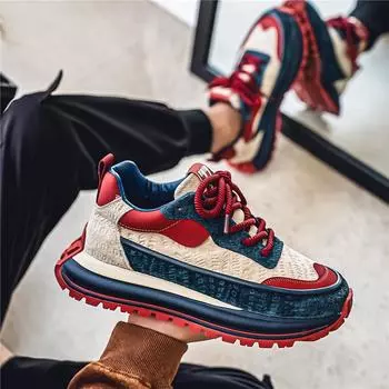 Мужская обувь весна и осень 2025 года, новая универсальная обувь для спорта и отдыха на открытом воздухе, мужская обувь Forrest Gump, популярная обувь для студентов и пап прилив 39