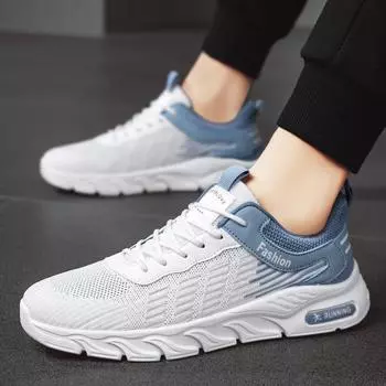 Мужская обувь весна и осень новый тренд мода универсальная спортивная обувь повседневная летающая плетеная универсальная модная обувь 39