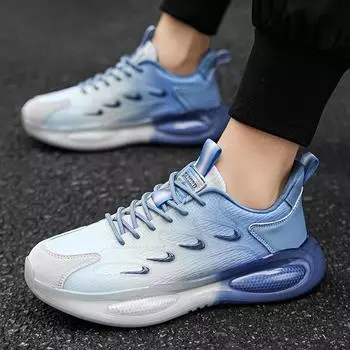Мужская обувь весна-лето попкорн мягкая подошва кроссовки для бега на открытом воздухе сетчатая дышащая повседневная обувь Douyin популярная спортивная модная обувь 39