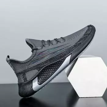 Мужская обувь зарубежного производства, летняя новая мужская повседневная обувь, летающая плетеная дышащая обувь из кокоса, модная мужская обувь для бега 39