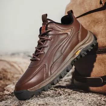 Мужская обувь зимняя новая мода универсальная трендовая обувь для отдыха на открытом воздухе на платформе износостойкая грязеотталкивающая обувь для альпинизма спортивная обувь Martin 39