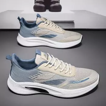 Мужская обувь знаменитостей из Интернета, летняя, дышащая, сетчатая, кроссовки для бега, мужская, модная, универсальная, повседневная, легкая 39