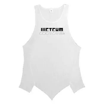 Мужская одежда для фитнеса и мускулатуры, летние свободные топы без рукавов для бодибилдинга, молодежные спортивные топы на бретелях в стиле хип-хоп для отдыха M чёрный