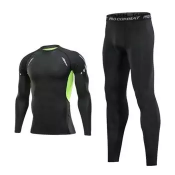 Мужская одежда для фитнеса, мужские костюмы, быстросохнущая одежда, колготки, тренировочная одежда, одежда для бега, баскетбола, спортивная одежда S