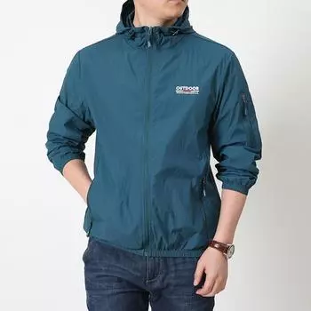 Мужская одежда для защиты от солнца, летняя новая уличная ветровка, куртка на молнии, дышащая, устойчивая к ультрафиолетовому излучению, быстросохнущая, 2023 L серый