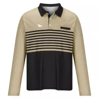 Мужская одежда, новая трендовая рубашка поло с длинным рукавом, мужская облегающая рубашка поло с имитацией кармана и строчкой, деловая повседневная рубашка поло S красный