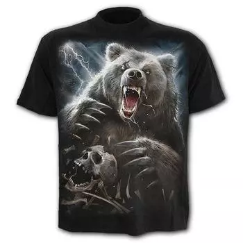 Мужская одежда Повседневная одежда с принтом Футболки с круглым вырезом и коротким рукавом Топы с круглым вырезом Уличная одежда в тропическом стиле S-M