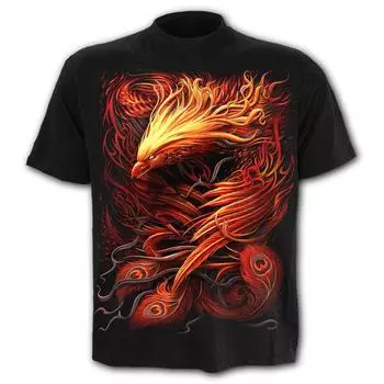 Мужская одежда Повседневная одежда с принтом Футболки с круглым вырезом и коротким рукавом Топы с круглым вырезом Уличная одежда в тропическом стиле S-M