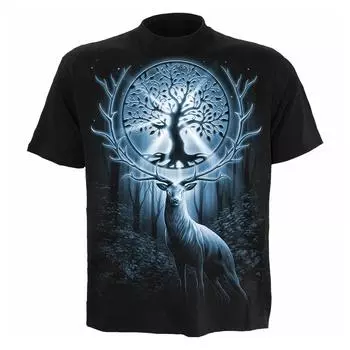 Мужская одежда Повседневная одежда с принтом Футболки с круглым вырезом и коротким рукавом Топы с круглым вырезом Уличная одежда в тропическом стиле S-M