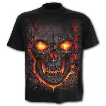 Мужская одежда Повседневная одежда с принтом Футболки с круглым вырезом и коротким рукавом Топы с круглым вырезом Уличная одежда в тропическом стиле S-M