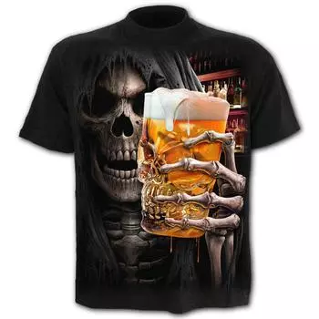 Мужская одежда Повседневная одежда с принтом Футболки с круглым вырезом и коротким рукавом Топы с круглым вырезом Уличная одежда в тропическом стиле S-M